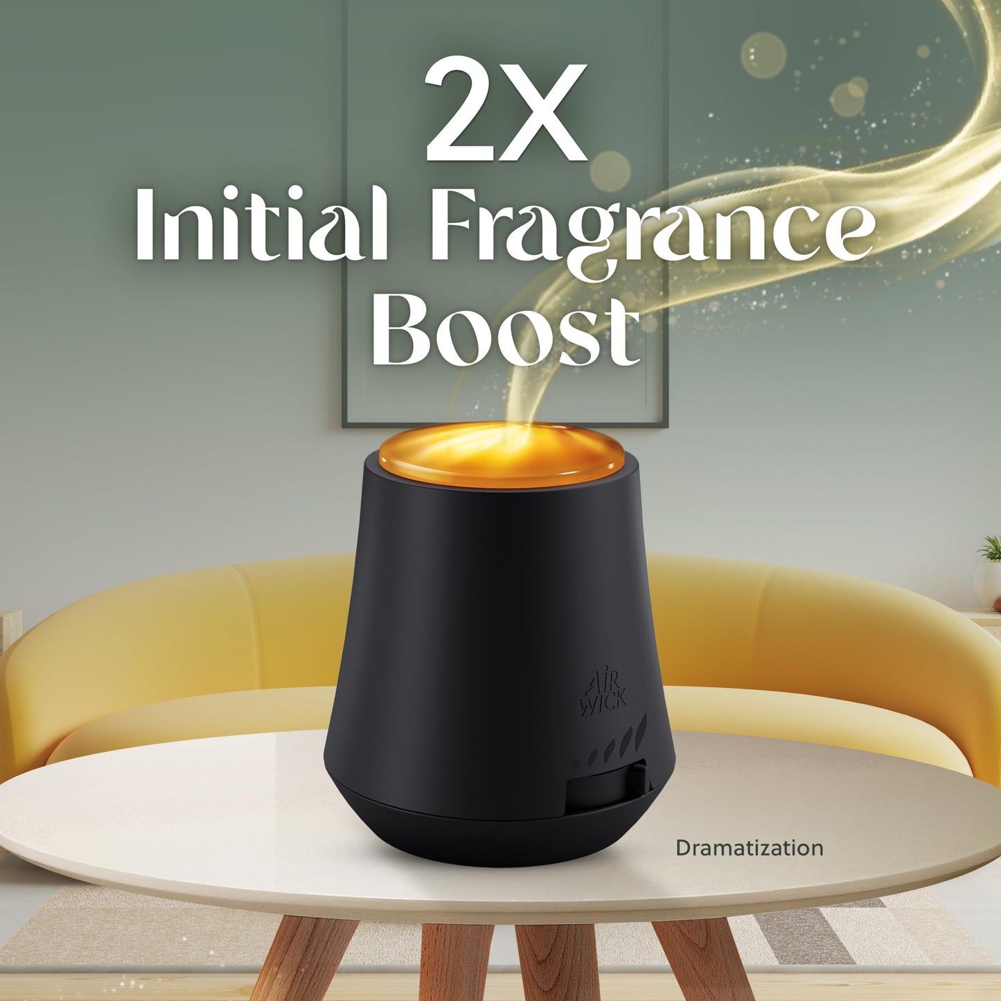 Air Wick Essential Mist Refill, 5 ct, Mandarin & Sweet Tangerine, Essential Oils Diffuser, Air Freshener