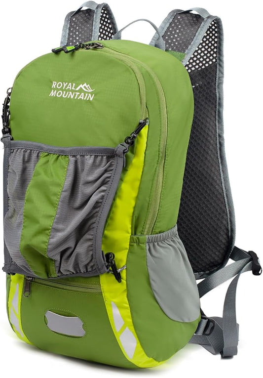 Bike Backpack With Rain-Cover, Mountain Biking Backpacks, Lightweight Packable Daypack Waterproof For Travel, Small Backpack For Bicycle Riding,Hiking,Camping (Army Green)