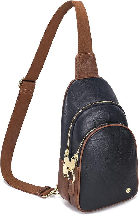 INICAT Crossbody Sling Bags Fanny Packs Valentine's Day Gifts Vegan Leather Travel Vacation Essentials Purses Women