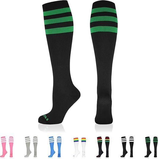 NEWZILL Medical Compression Socks for Women & Men, 20-30 mmHg Knee-High Support for Circulation, All-Day Comfort for Work Travel Running Cycling and Fitness
