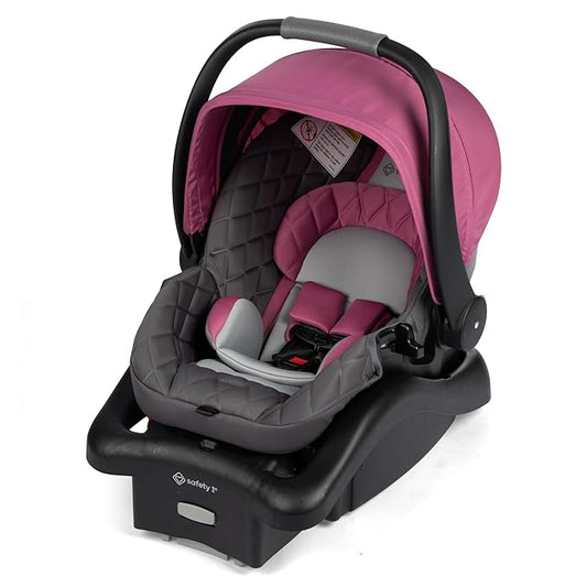 Safety 1st onBoard™ Insta-Latch™ DLX Infant Car Seat with Base, Baby Car Seat for 4-30 lbs., Rear Facing Car Seat, Beach Rose