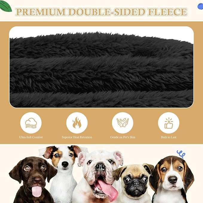 Dog Sweaters,Dog Hoodie,Warm Fuzzy Fleece Sweatshirt with Hood & Pocket,Leash Hole,Cozy Cold Weather Pet Clothes Pet Sweater for Small,Medium,and Large Dogs(Black,M)
