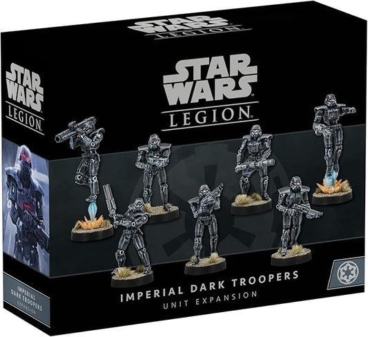 Asmodee Star Wars: Legion Imperial Dark Troopers Unit Expansion - Tabletop Miniatures Game, Strategy Game for Kids and Adults, Ages 14+, 2 Players, 3 Hour Playtime
