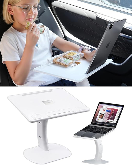 xuenair Car Seat Tray Table for Kids Driver Passenger, Car Desk for Laptop Computer Tablet iPad iPhone Book, Adjustable Portable Laptop Stand for Car Vehicle Camping Travel