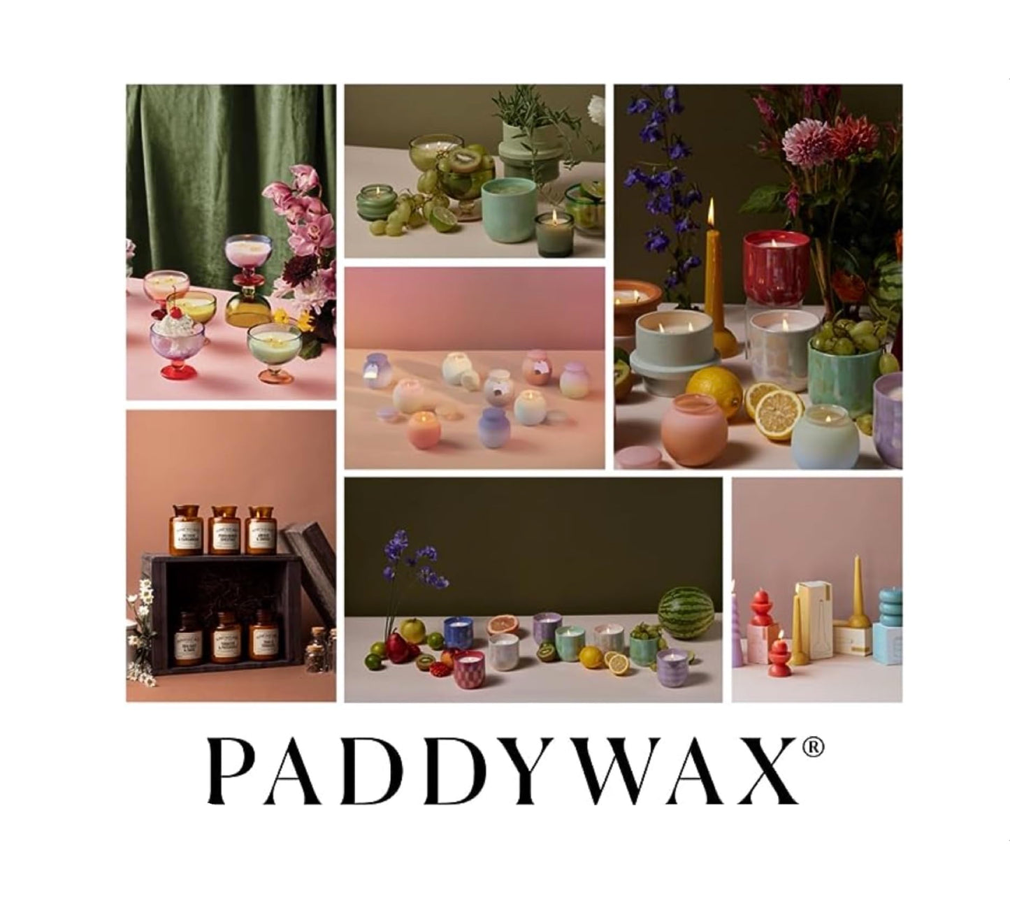 Paddywax Petite Reed Diffuser Set with Wooden Reeds, 720 Hour Long Lasting Home Fragrance Oil Diffuser, Decorative Milky Glass Bottle, Tobacco Patchouli Scent, Brown, 1.5 oz