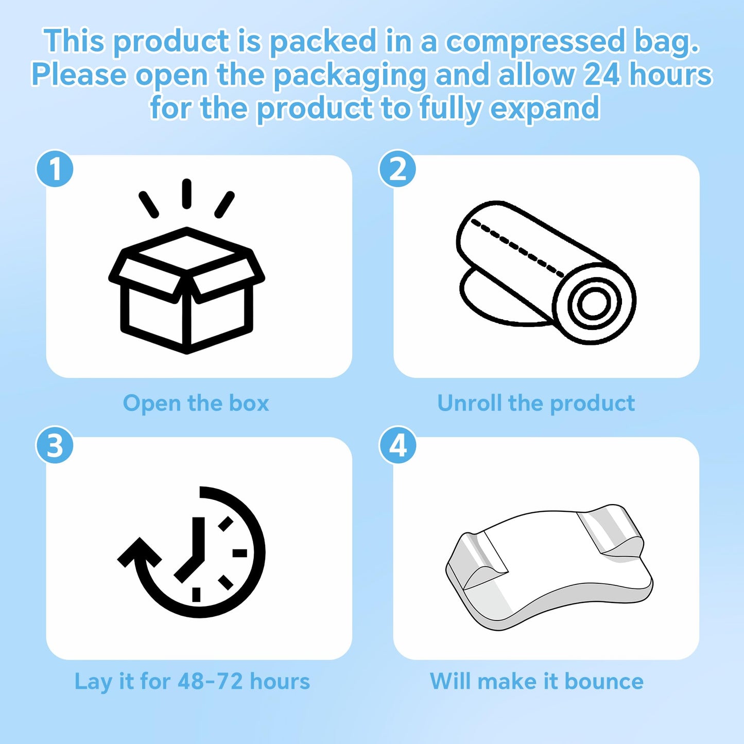 ROYALAY Ergonomic Memory Foam Pillow for Side Sleepers, Contoured Support Pillow for Comfortable Sleeping with Detachable Washable Cover