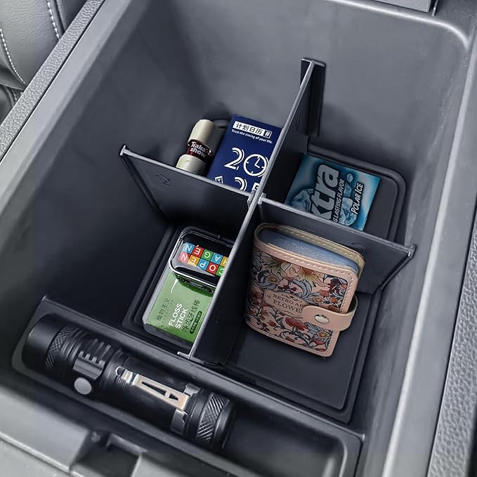 RUNROAD Center Console Organizer Tray Compatible with 2026 Honda Passport Accessories, Insert Armrest Dividers Dashboard Storage Organizer For 2026 Passport
