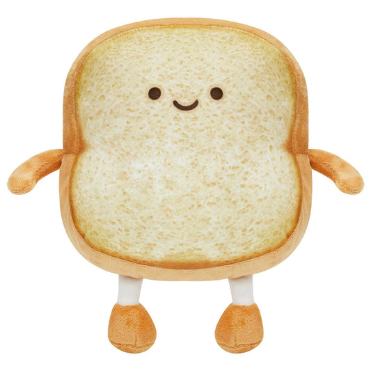 Pacreck Toast Bread Plush Pillow Toy Bread Doll Funny Cute Food Plushies Stuffed Animal Soft Birthday Party Xmas Gifts 12in