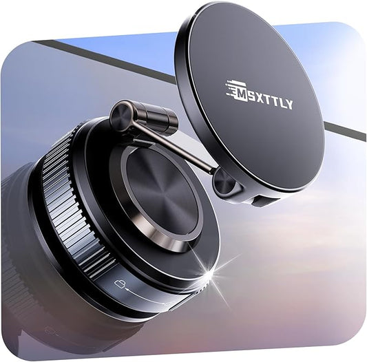 Car Phone Holder Magnetic Phone Mount for Car 360°Adjustable 2026 Phone Holders for Your Car Travel Gifts Cell Phone Car Mount Compatible for iPhone 17 Pro Max 16 15 14 13 12 Air Plus