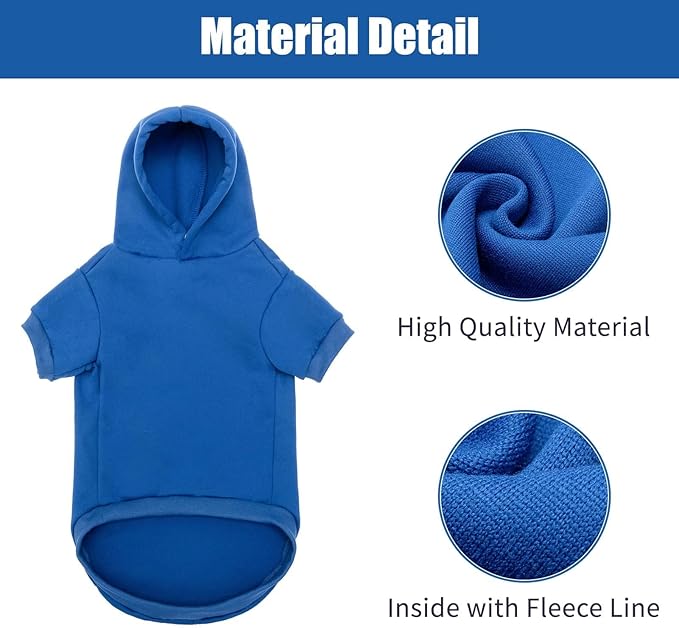 BINGPET BA1002-1 Security Patterns Printed Puppy Pet Hoodie Dog Clothes Medium