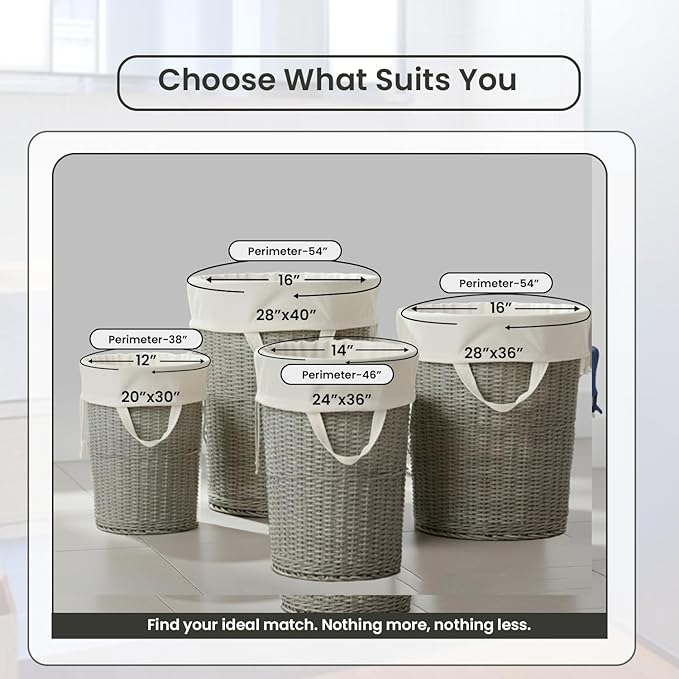 LFH Home Cotton Canvas Large Laundry Bag with Handle, Heavy Duty Drawstring Closure Washable Laundry Bags, School Travel, Home, Hotel, College Dorm, Organizer Sack, Toy Clothes 20x30 (Pack of 2)-White