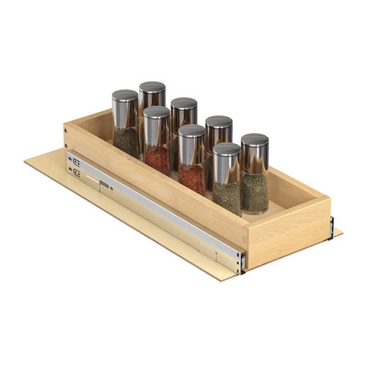 Salfanre Pull Out Cabinet Organizer, 8" W x 21" D Soft Close Pull Out Drawers for Cabinets with Heavy Duty Slides, Wood Slide Out Drawers for Kitchen Cabinets