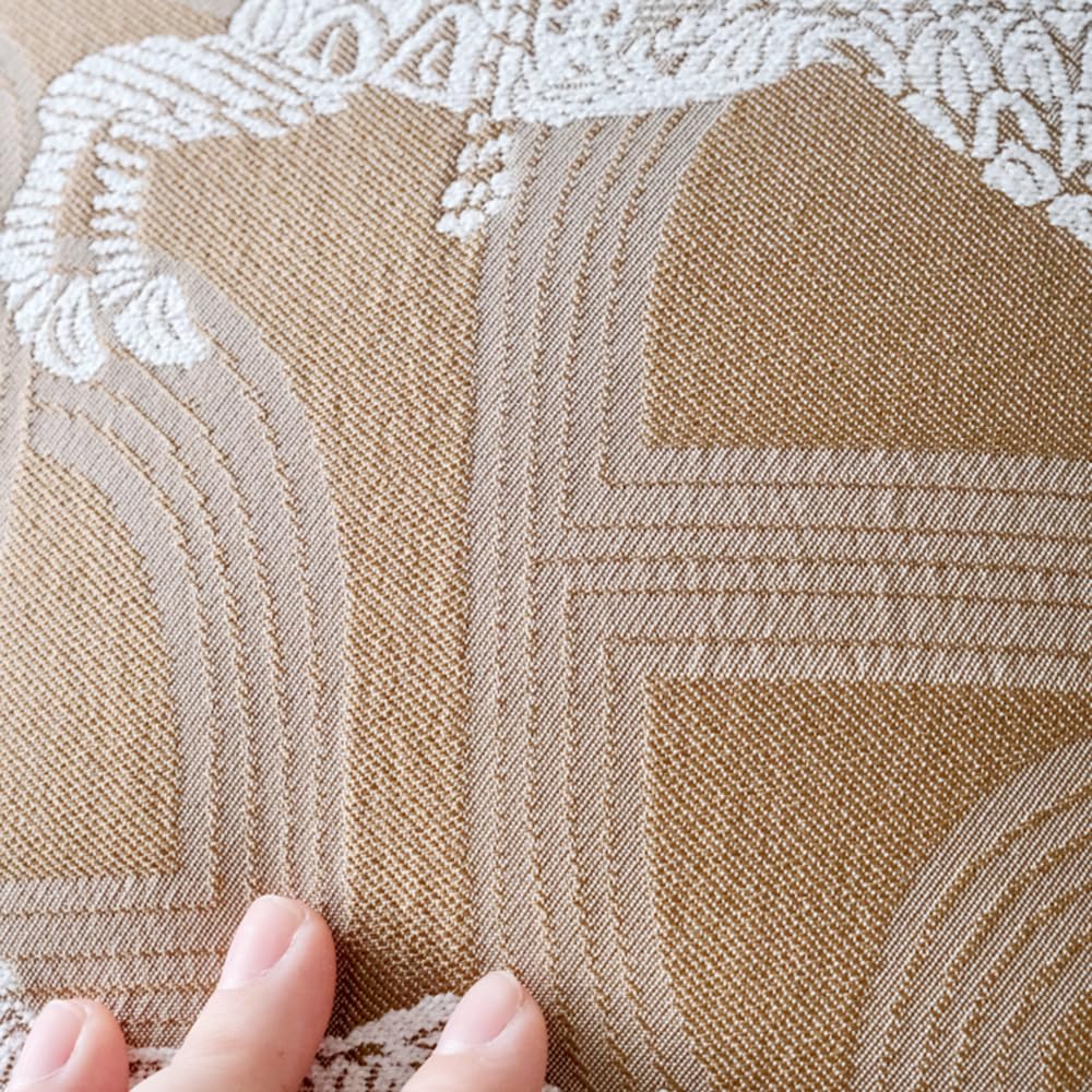 Croker Horse 20x20'' Inches Throw Pillow Cushion Cover - Beige Royal Horse Pattern Chenille Embroidery Jacquard Luxury Modern Fashion Style Couch Sofa Pillow Covers for Bedroom Living Room