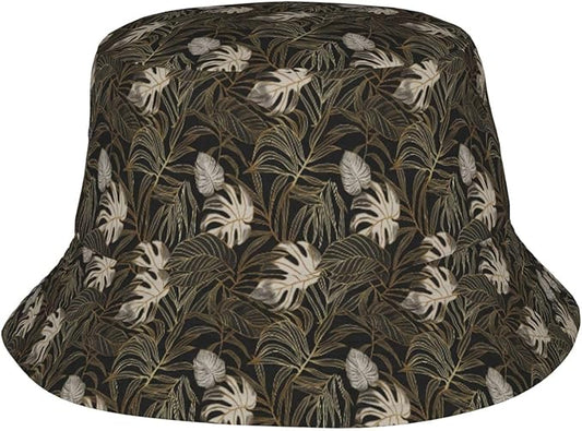 Unicorn and Pink Flower Fisherman Hat Summer Foldable UV Protection Sun Hat