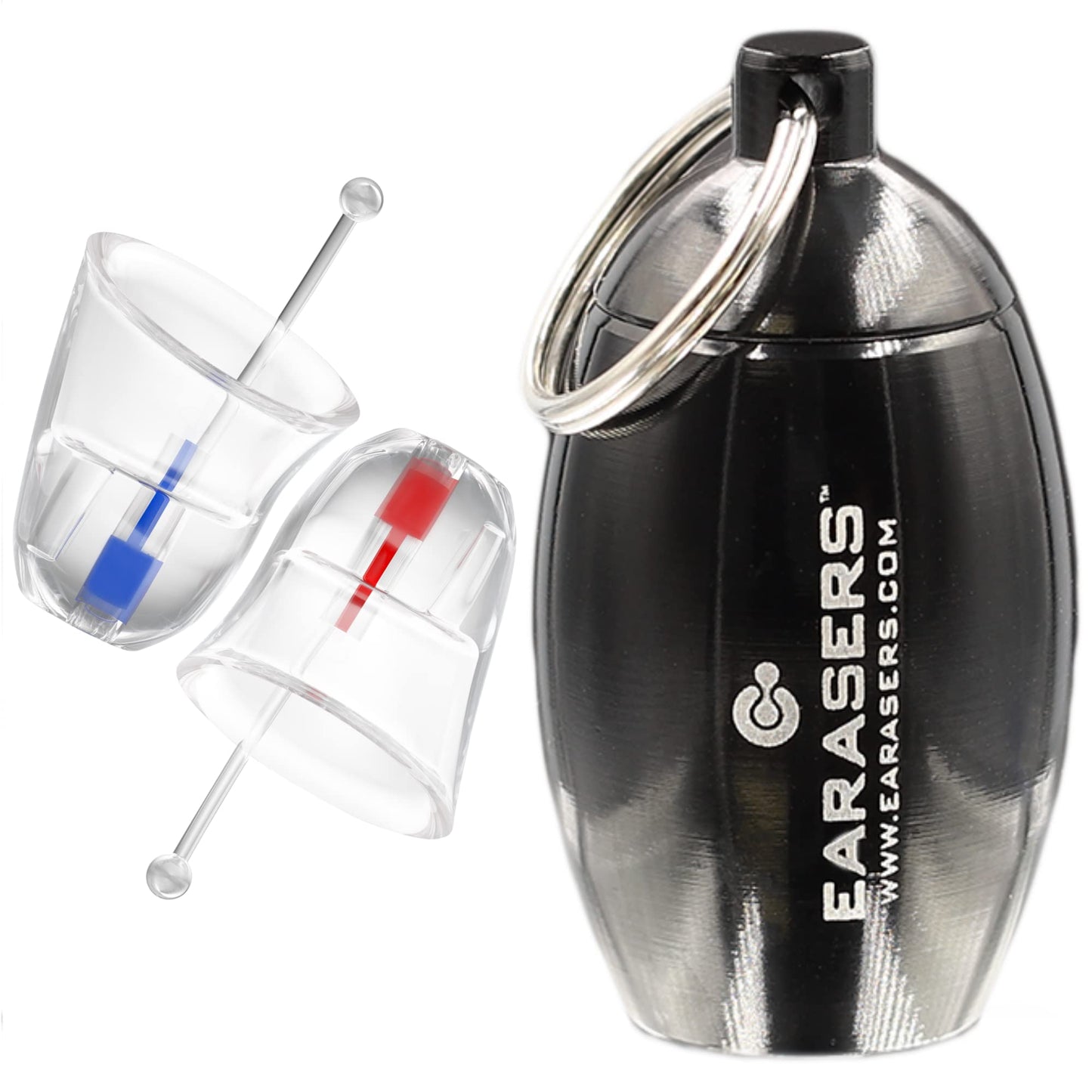 Earasers 19dB Noise Reducing Earplugs w/Case - Medium