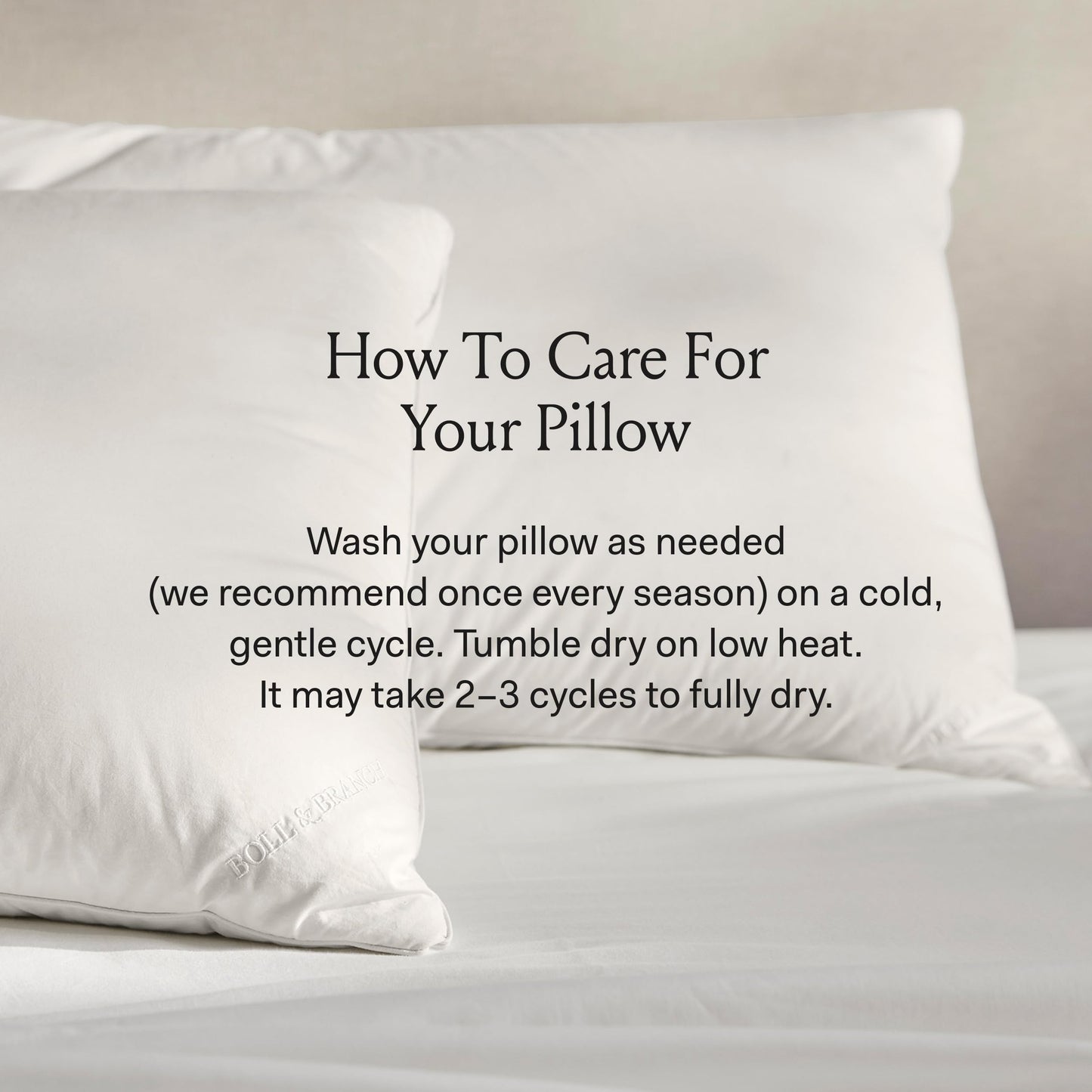 BOLL & BRANCH Down Chamber Pillow - Firm, King - Naturally Cooling Shell - Premium Comfort, Superior Support - Cruelty-Free IDS Certified Down