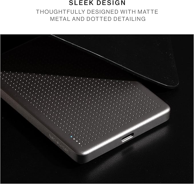 Native Union Active Power Bank | Magnetic - MagSafe Compatible 5000mAh 15W Portable Charger - USB-C Cable Included - Compatible with iPhone Air, 17, 17 Pro, 17 Pro Max, AirPods Pro 3 & More (Black)