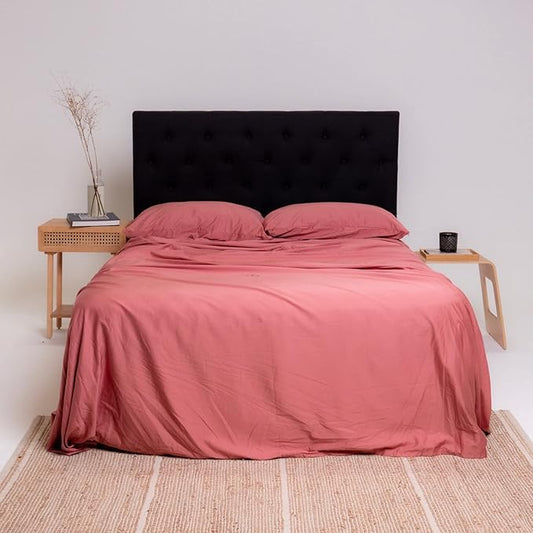 THE LAD COLLECTIVE 2.0 Bedding Set, Comfortable, Soft & Easy-to-Use 4 Piece Cotton Sheet Set, Twin XL Size, Lady Elliott