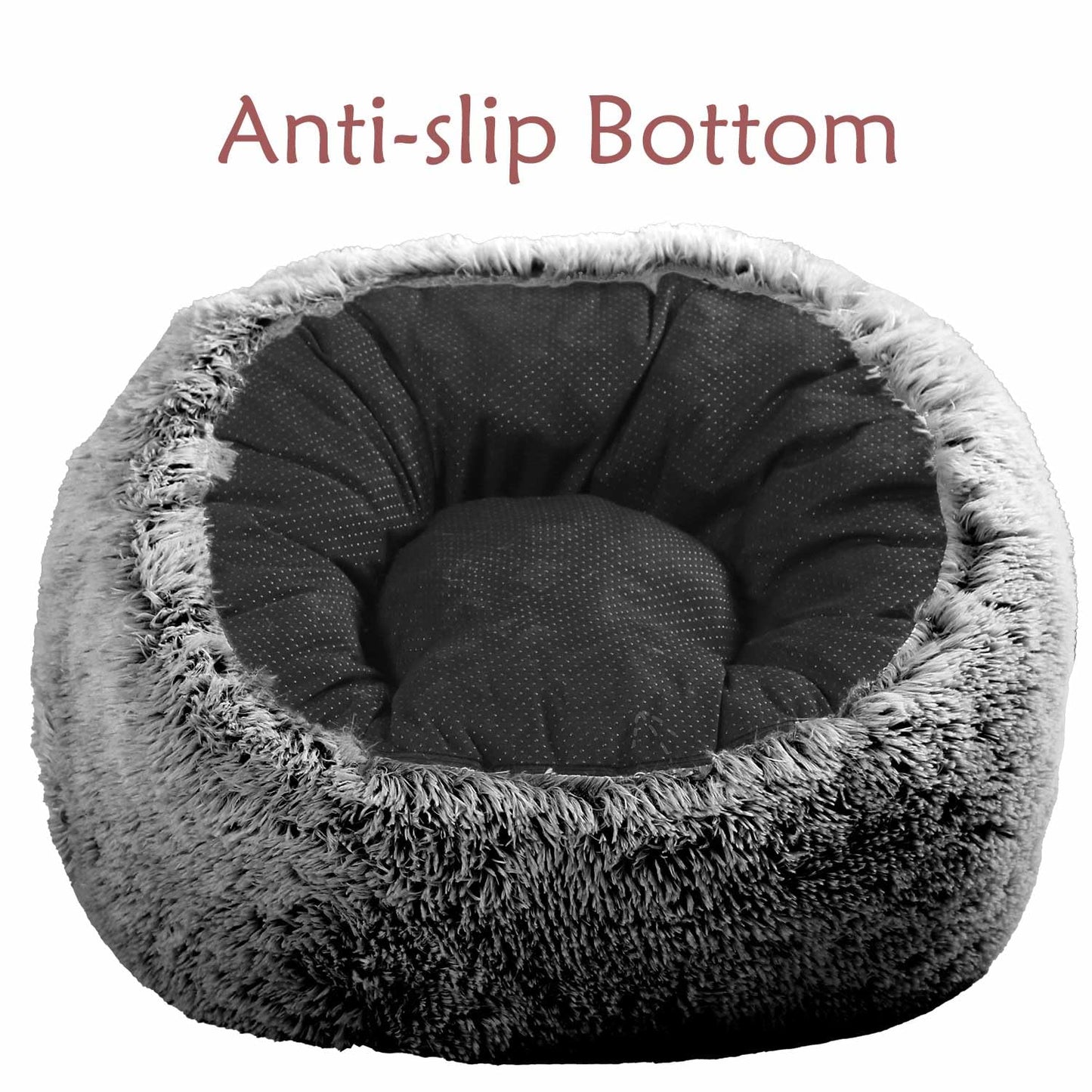 Plush Faux Fur Bean Bag Chairs, Memory Foam Filled Sofa Chair Shape Bean Bag for Adults/Teens/Kids, Ultra-Soft Lazy Sofa for Living Room Bedroom College Dorm, Black