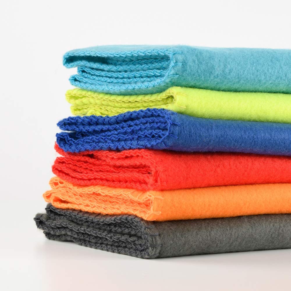 Special SG Glory Fleece Blanket Bulk Pack of 6 Cozy Fleece Throw Blankets 50x60 Warm Soft Lightweight Breathable Pet-Friendly for Deco Bed Sofa Kids Wedding Gifts Camping (Assorted)