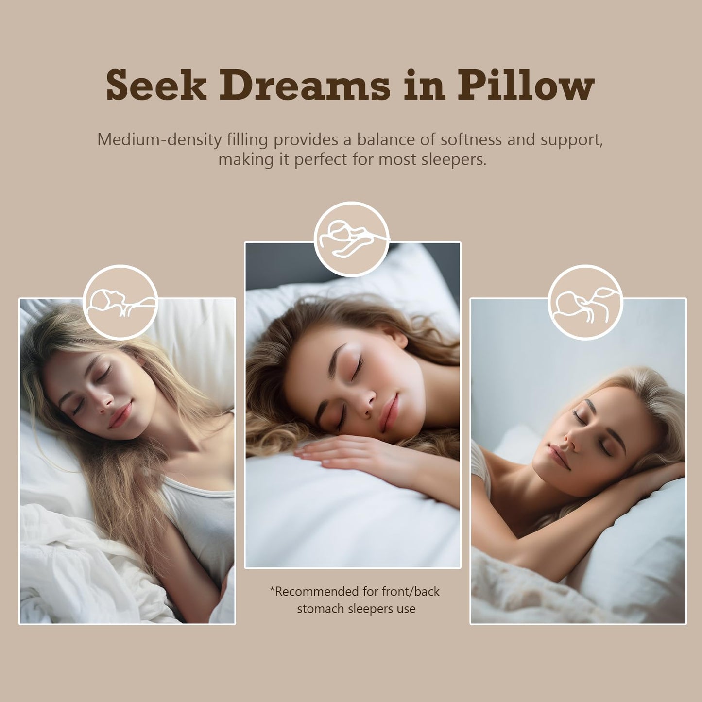 BPC Goose Feather Down Pillows King Size Set of 2, Luxury Hotel Pillows with 100% Organic Cotton Cover, Bed Pillow for Medium Firm Support & Cloud-Like Comfort, 20x36 Inches