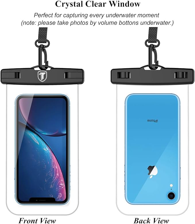 Njjex Waterproof Phone Pouch [2 Pack] Waterproof Phone Case Cellphone Dry Bag For Samsung Galaxy Note 20 Ultra S25 Ultra S24 S23 S22 S21+ S20 S10 A14 A15 A35 A16 5G iPhone 16 Pro Max 15 14 13 12 11 Xr
