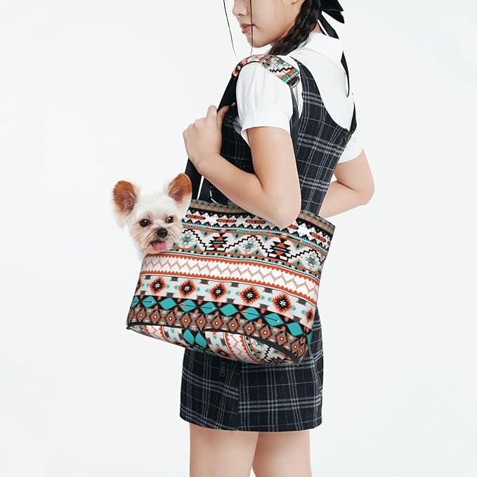 OEDTF Dog Purse Carrier with Safety Buckle, Dog Sling for Puppy and Cats Breathable Waterproof Wear-Resistant Foldable
