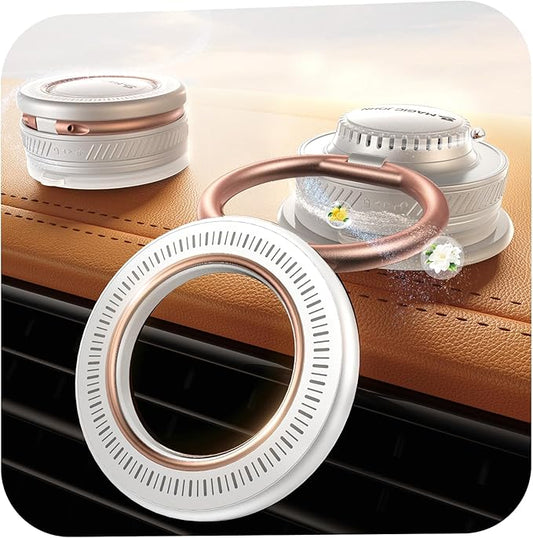 MAGIC JOHN Car Phone Holder for Magsafe [2-in-1 Fragrance Diffuser & Magnetic Phone Holder] 360° Adjustable Car Phone Mount, Phone Holders for Your Car for iPhone 17 Pro Max 16 15 14 13 12 Air Plus
