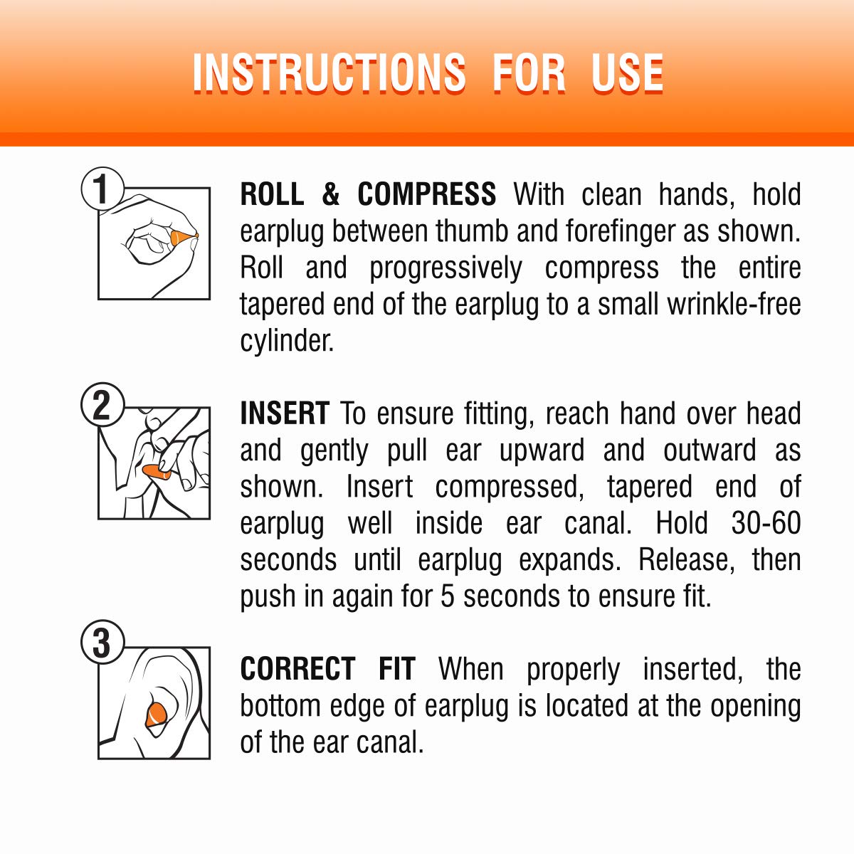 Moldex Soft Foam Ear Plugs 50 Pairs Softies® Sparkplugs Comfortable Ear Plugs for Sleeping, Snoring, Travel, Concerts, Studying, Loud Noise, Work -33dB Highest NRR Made in USA