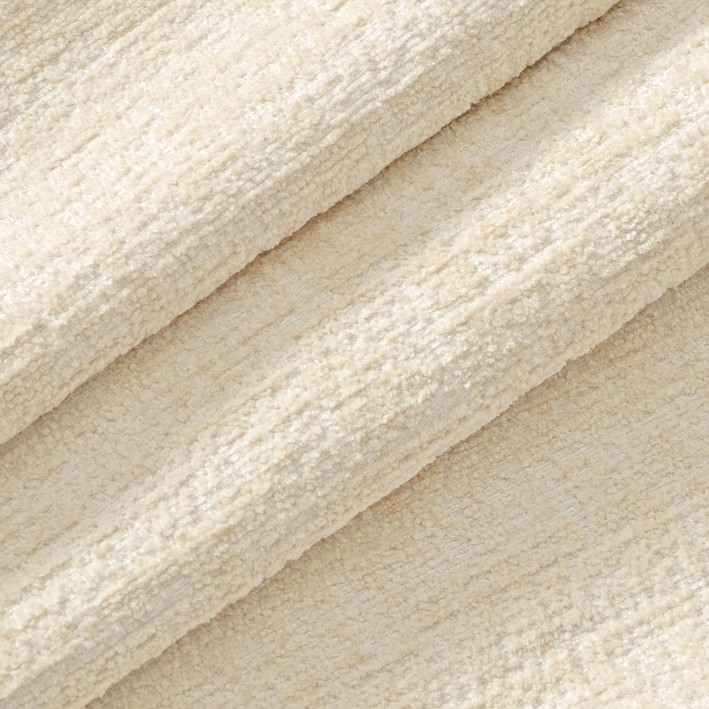 MIULEE Decorative Throw Pillow Covers 18x18 Pack of 2 Beige Couch Pillow Covers Soft Cozy Textured Chenille Pillowcases for Home Decor Sofa Living Room Cushion Bedroom