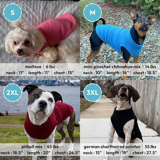 Gooby Stretch Fleece Vest Dog Sweater - Forest Green, X-Large - Warm Pullover Super Stretchy Fleece Dog Jacket for Small to Large Dogs