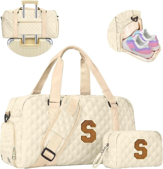 Elilier Gift for Women Girls Kids: Duffel Overnight bags, Dance Cheer bag Sports for Girl, Gymnastics Bags, Birthday Gifts for Women Girls Kids Teens Mom Teacher