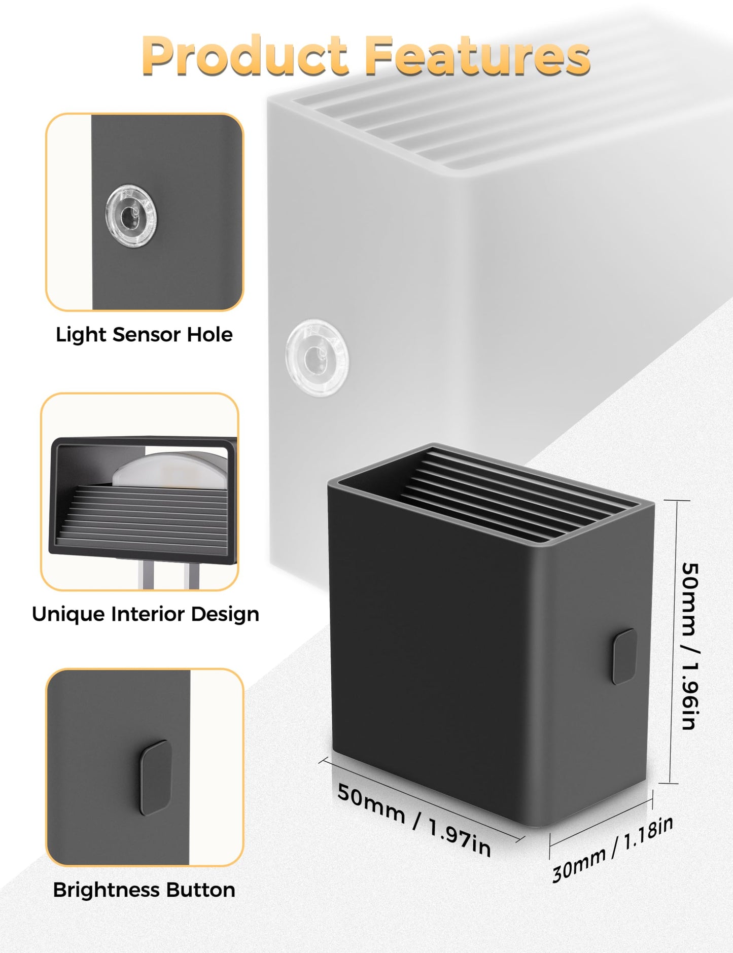 DORESshop Night Lights Plug Into Wall, LED Night Light, Plug in Night Light, Dusk-to-Dawn