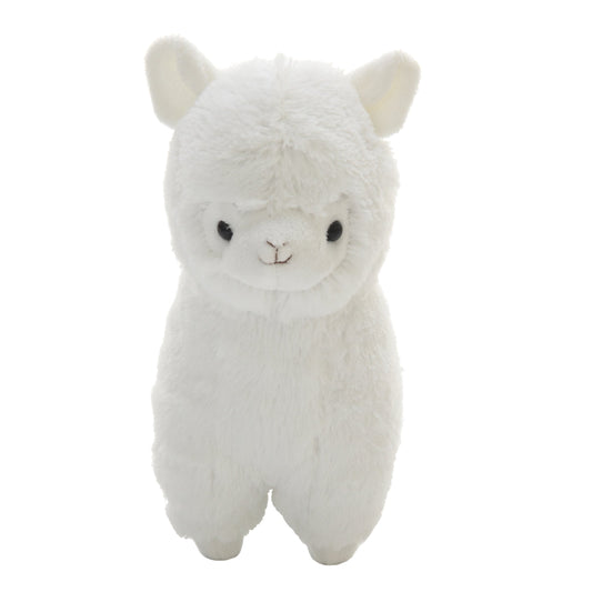 Cuddly Alpaca Doll Soft Stuffed Animals, 7" White Sheep Plushie Best Birthday Gift for Kids