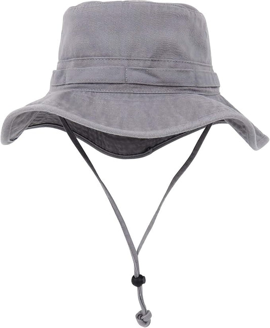 Bucket Hat Wide Brim UV Protection Sun Hat Boonie Hats Fishing Hiking Safari Outdoor Hats for Men and Women