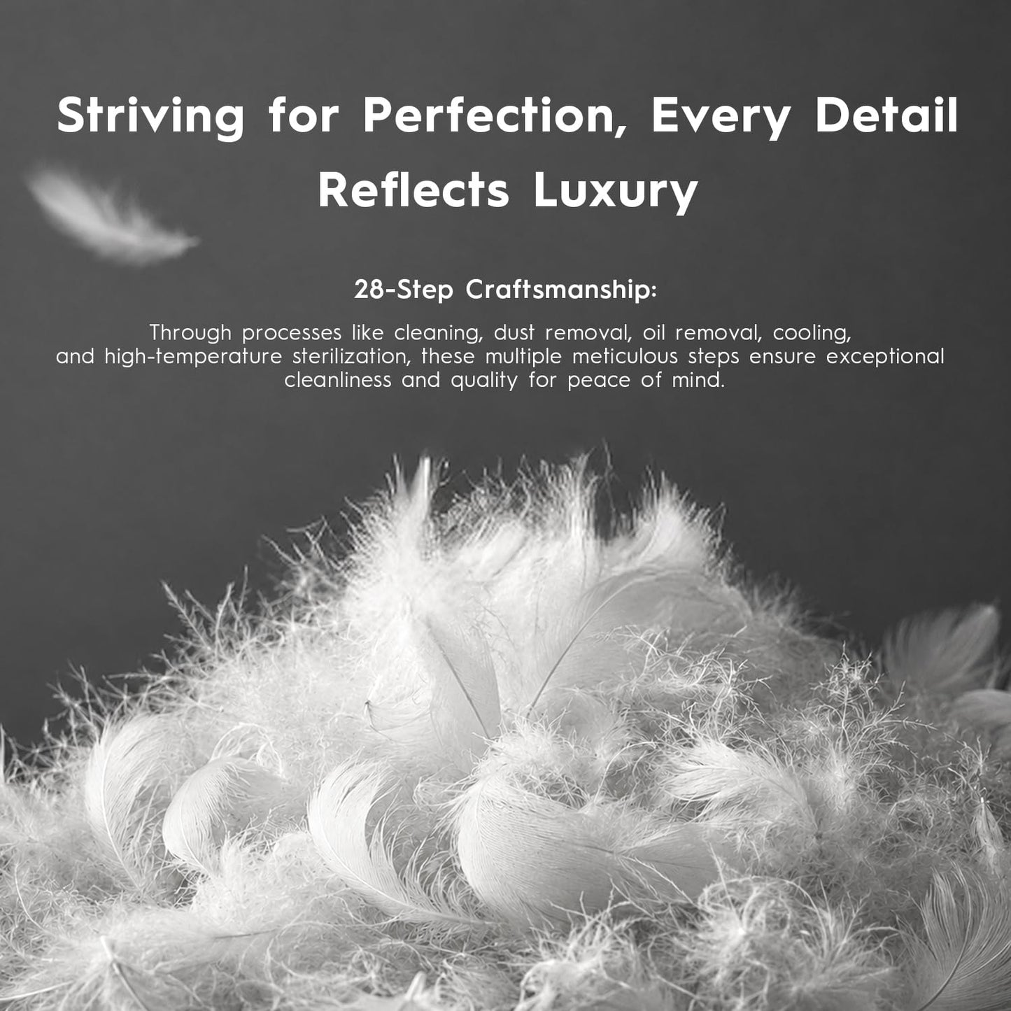 Globon Medium Firm Down Pillow Queen Size Set of 2, Premium Down and Feather Filled Bed Pillow for Sleeping, 100% Cotton Shell 430 TC 600 Fill Power, Hotel Collection Down Feather Pillow 20" x 30"