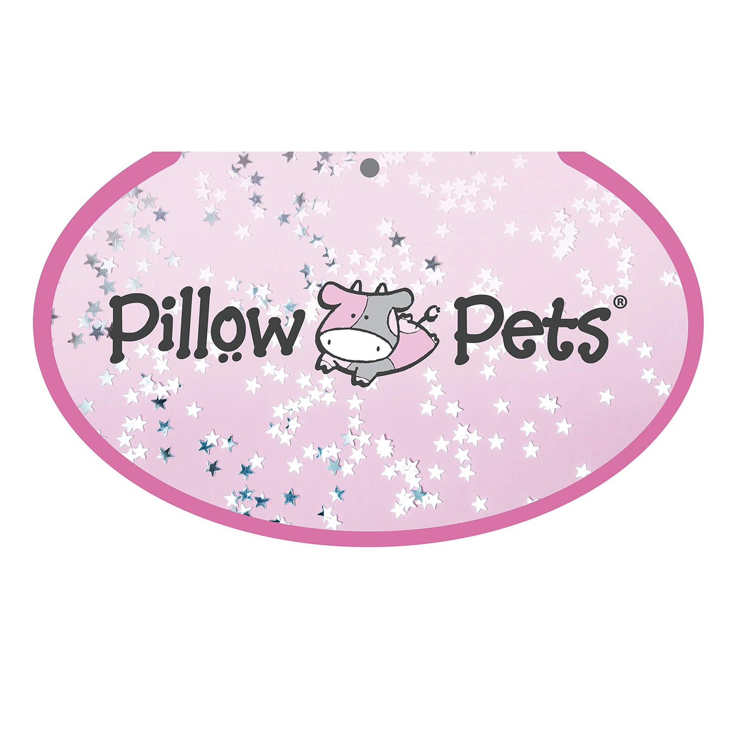 Pillow Pets Originals Sparkly Pink Unicorn Stuffed Animal Plush Toy