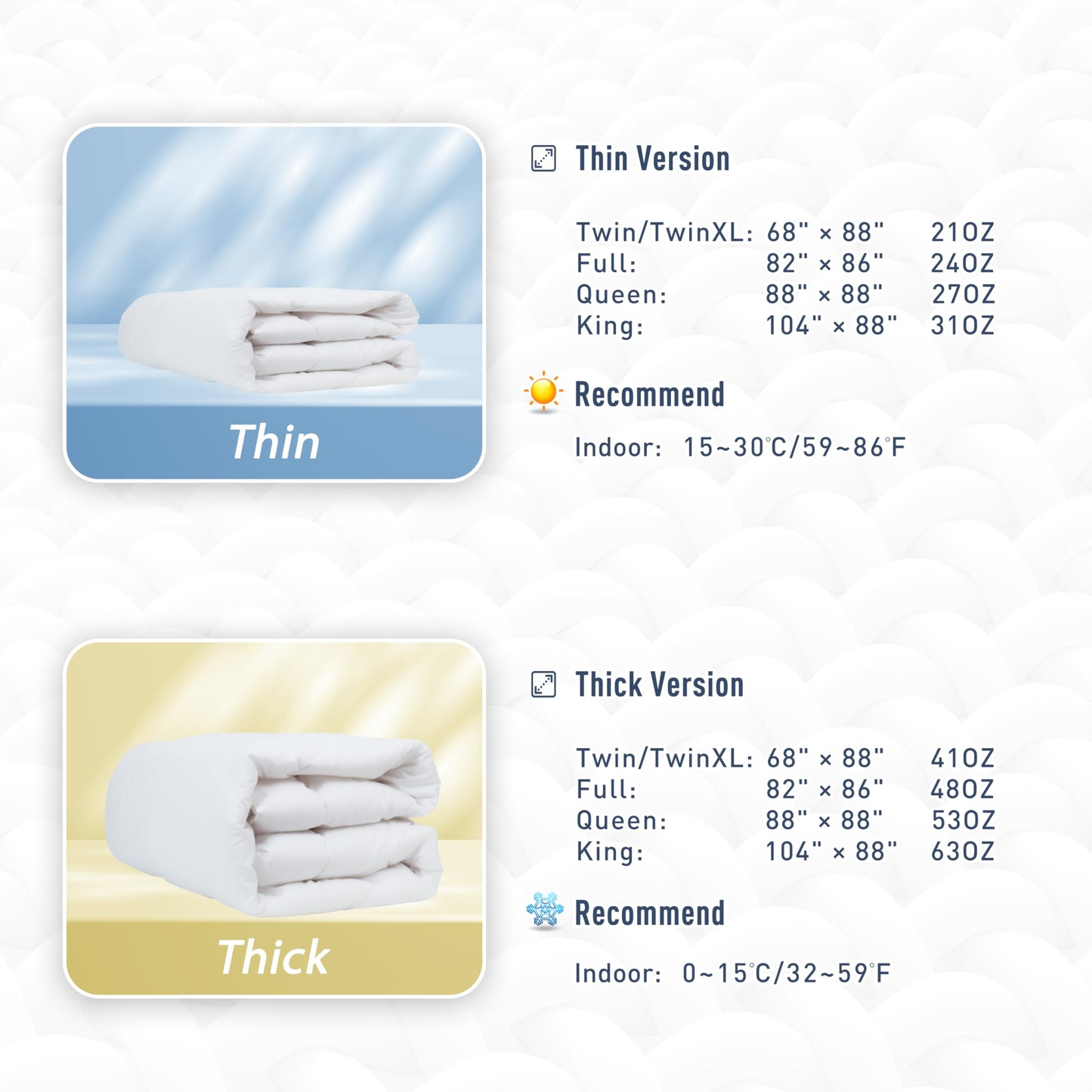 sunflower Comforter Twin Duvet Insert White Comforter Down Alternative Filling 100% Cotton Shell All Season for Dorm Hypoallergenic Warm Breathable Noiseless Machine Washable with Corner Taps
