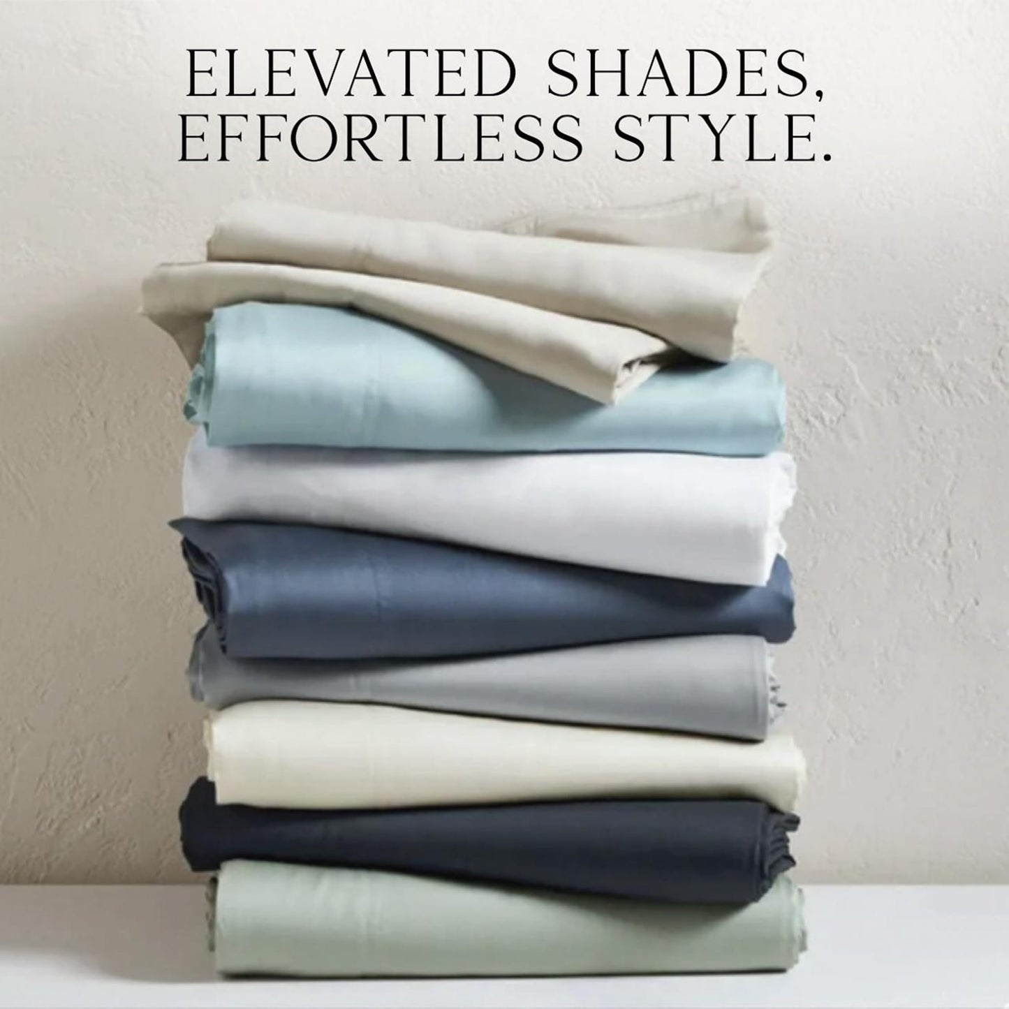 KARISSA MAE Luxury Bamboo Viscose Queen Size Sheet Set | 100% FSC Certified | Cooling | Luxuriously Soft | 18" Deep Pockets | with Organizer Band & Elastic Corner Straps [Dune]