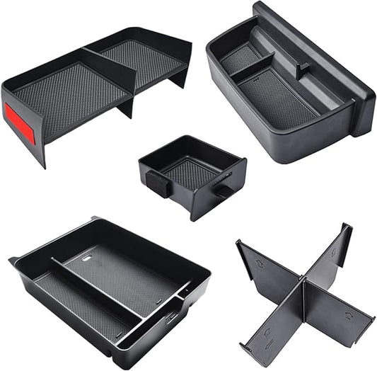 RUNROAD Dashboard Storage Organizer Tray Compatible with 2026 Honda Passport Accessories, Center Console Organizer For 2026 Passport Armrest Storage Tray