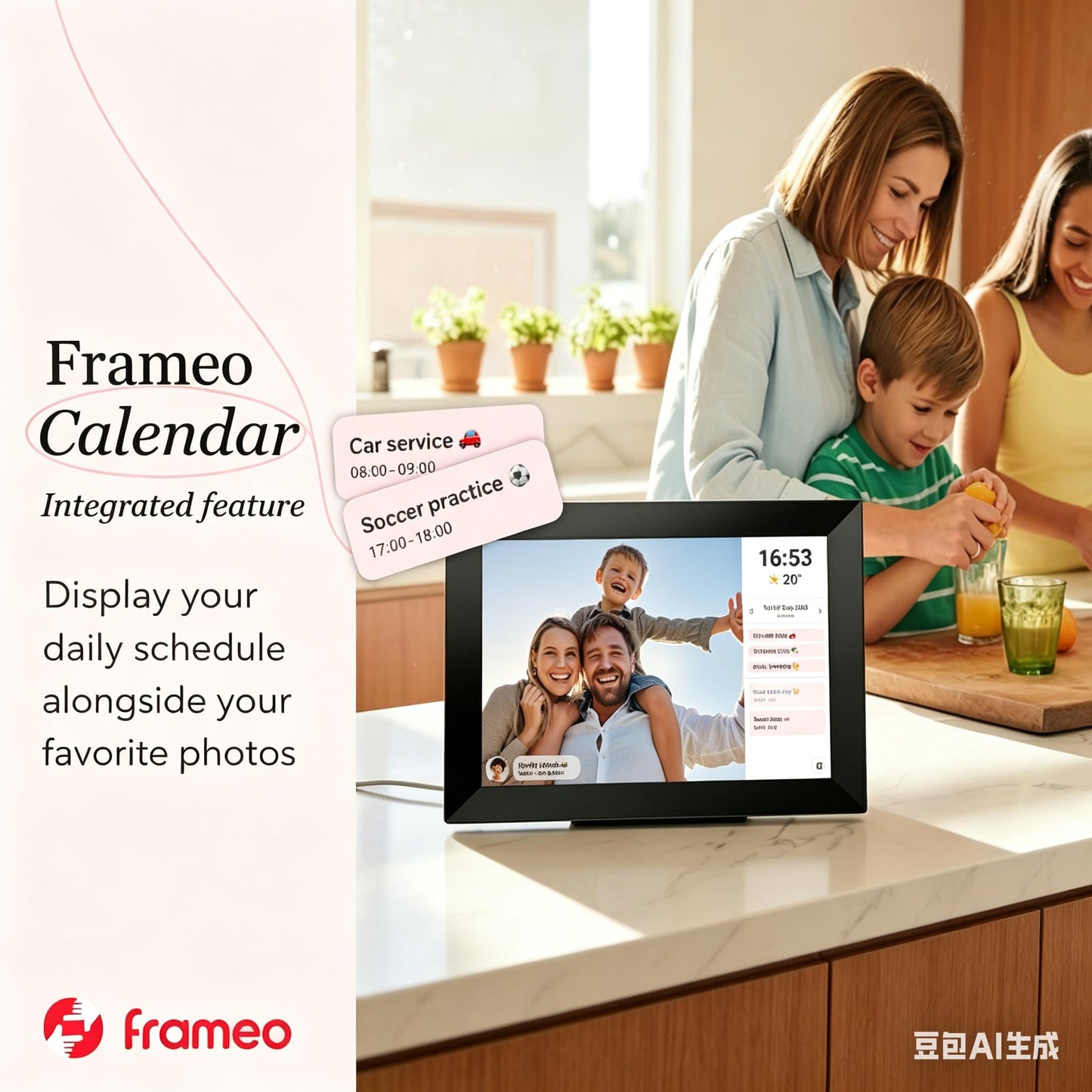 32GB FRAMEO 10.1 Inch Smart WiFi Digital Photo Frame