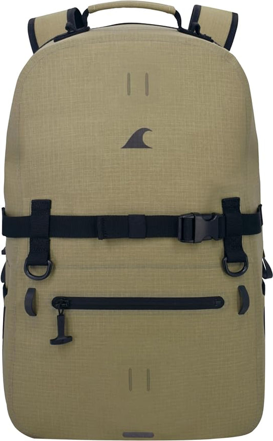 Breakwater Supply™ Waterproof IP68 Submersible Backpack with Airtight Zippers | Laptop Travel Outdoors | Fogland 25L 20L 15L