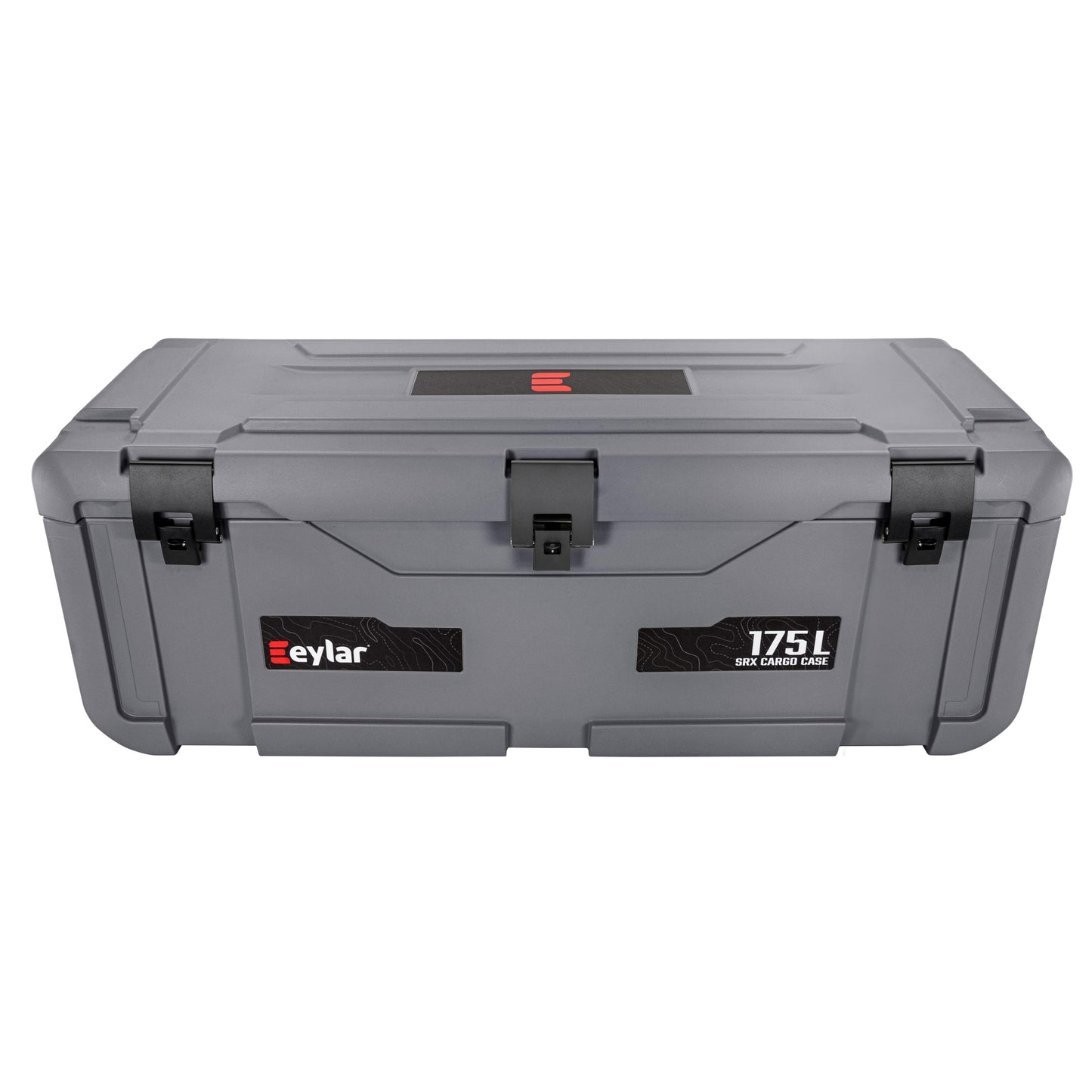 SRX-175 Overlanding Cargo Case – 175L Waterproof Storage Box for Camping, Off-Road & Truck Bed Gear – Heavy-Duty Lockable Storage with Gas Strut Lid, Stackable Design & Interior Organizer Tray (Gray)