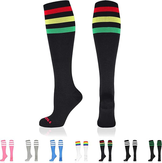 NEWZILL Medical Compression Socks for Women & Men, 20-30 mmHg Knee-High Support for Circulation, All-Day Comfort for Work Travel Running Cycling and Fitness
