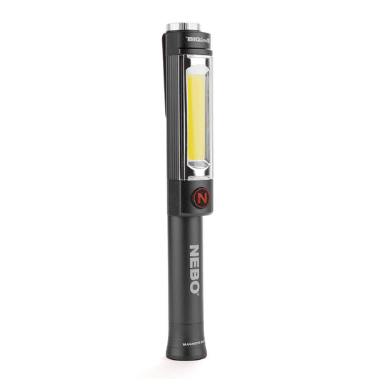 NEBO 500 Lumen Work Light, 200 Lumen Flashlight, Anodized Aluminum, Magnetic Base, Gray, Model SG_B07K2HWH5J_US