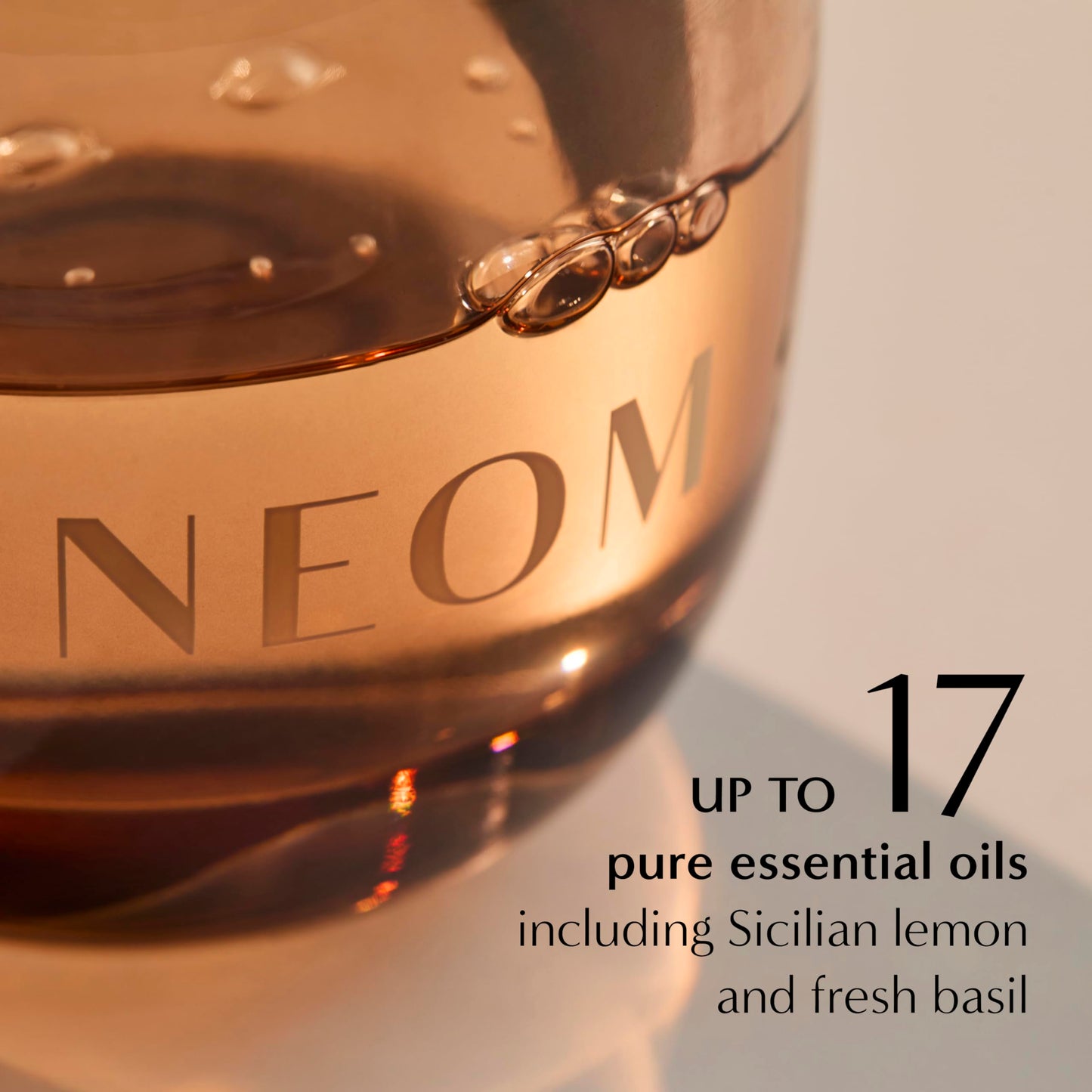 NEOM Feel Refreshed Reed Diffuser, 100ml | Sicilian Lemon & Basil I Pure Essential Oils I 100% Natural Fragrances I Lasts 12 Weeks I Refillable and Reusable