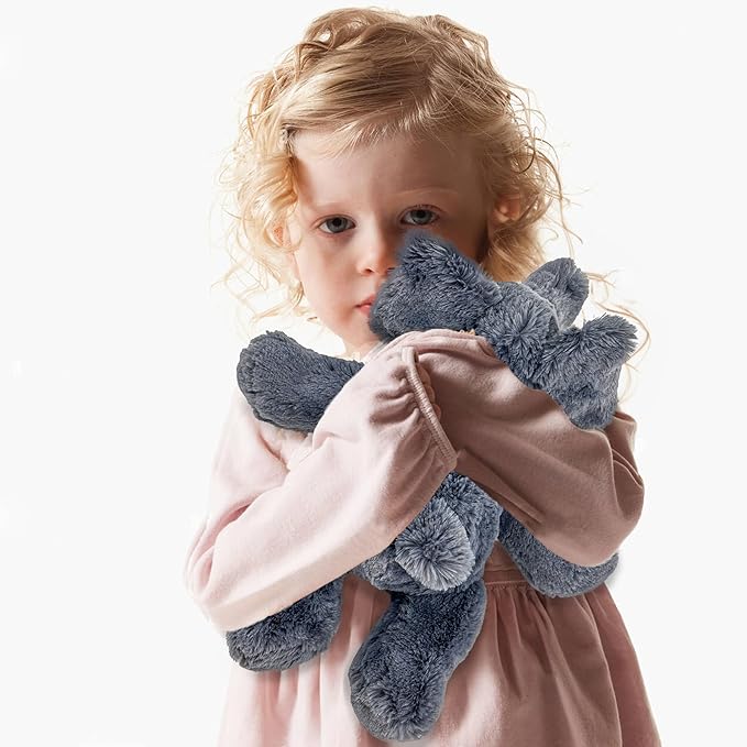 16" | 2 Pounds Gray Elephant Weighted Stuffed Animals,Sensory Comfort Plush Throw Pillow Toy,Kawaii Plushies Hugging Toy Gifts for Kids & Adults (Elephant, 16 inch 2 Pounds)