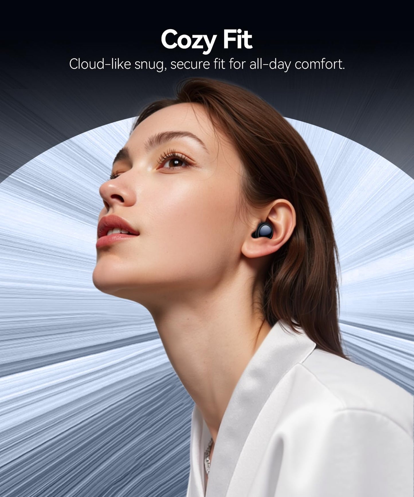 Toapex Ear Plugs for Sleeping 45dB Ultra-Comfort Noise Cancelling Earplugs for Sleep, Deep Focus, Travel, Noise Reduction Ear Plugs for Snoring, Side Sleepers, Reusable