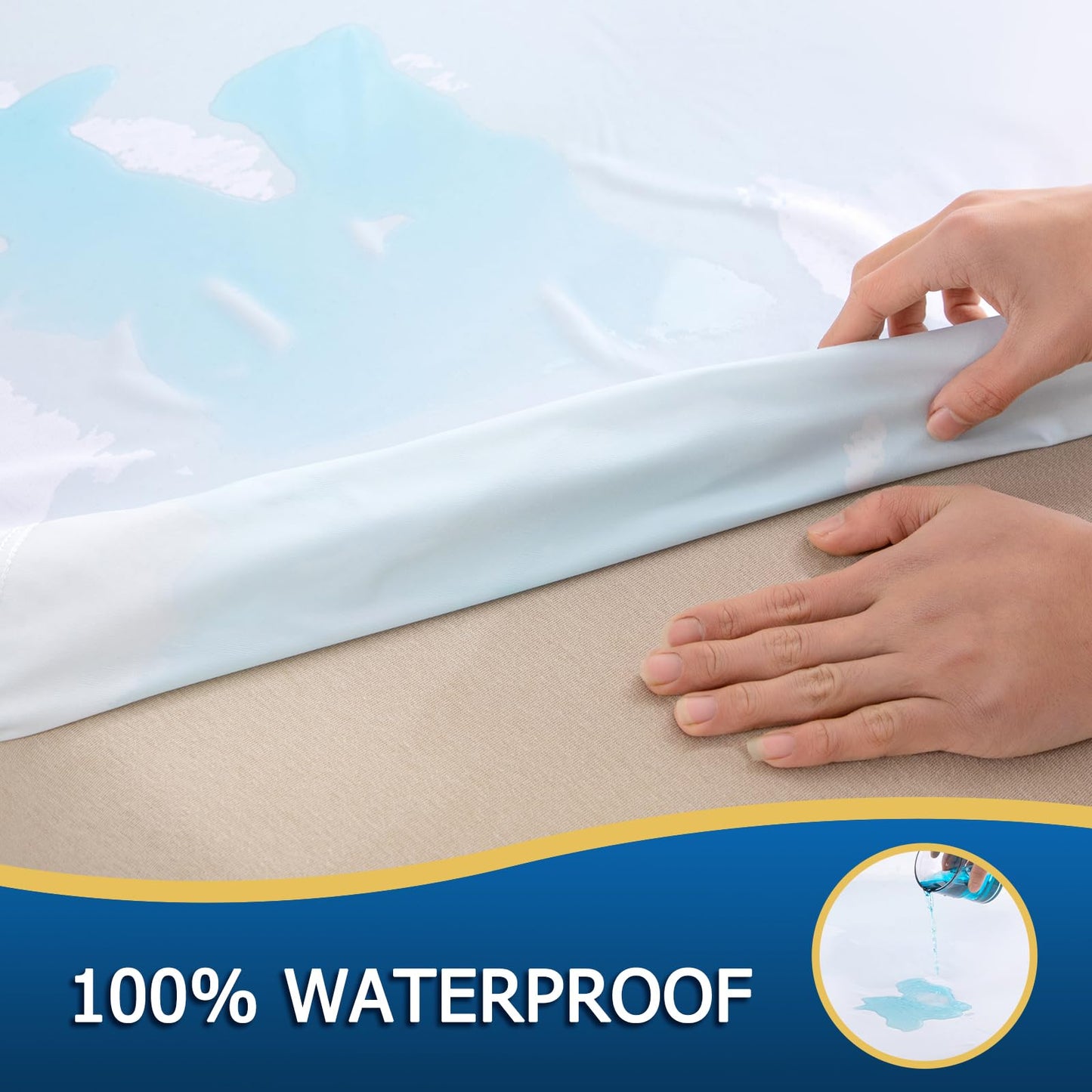Body Pillowcase with Zipper + Zippered Mattress Encasement Queen