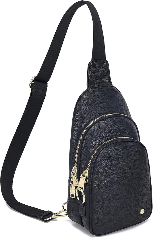 INICAT Crossbody Sling Bags Fanny Packs Valentine's Day Gifts Vegan Leather Travel Vacation Essentials Purses Women